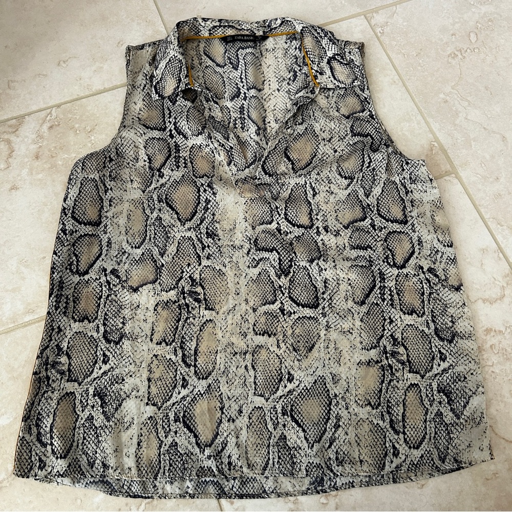 Zara Sleeveless Women’s Blouse size L